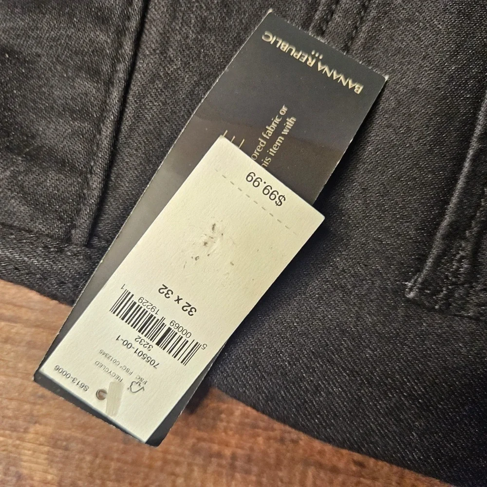 Banana Republic black denim jeans Sz various